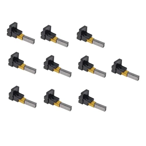 10-teilige Kohlebürste, kompatibel mit Dyson, for DC05 DC07 DC08 Staubsauger-Motorkohlebürste, 7 x 11 x 32 mm von WVGFAUXA