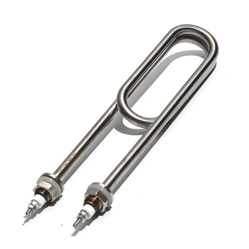 Heizelement, Kompatibel Mit LUJINXUN, 304SS, Elektrisches Wasserheizelement, Doppelte U-Form, 6 KW, For Reisauto, Elektrisches Wärmerohr, 220 V(M16 Thread,220V_340MM 5KW) von WVGFAUXA