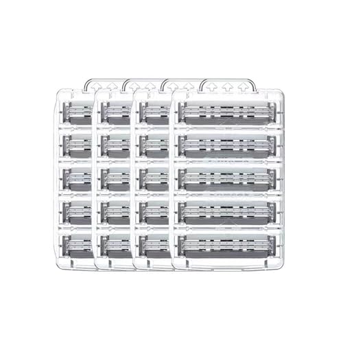 Rasierköpfe, For Sensor Excel Rasierklingen, Rasierklingen Mit Doppelschicht, Ersatzköpfe For Herren- Und VECTOR 3-Rasierer(10 pcs blades) von WVGFAUXA