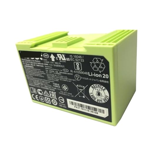 WVGFAUXA 14,4 V 1800 MAh I7-Akkuersatz, Kompatibel Mit IRobot Roomba, E Und I-Serie I7+ E5 7150 7550 I3 3150 I3+ 3550 I4 4150 I4-Teil von WVGFAUXA