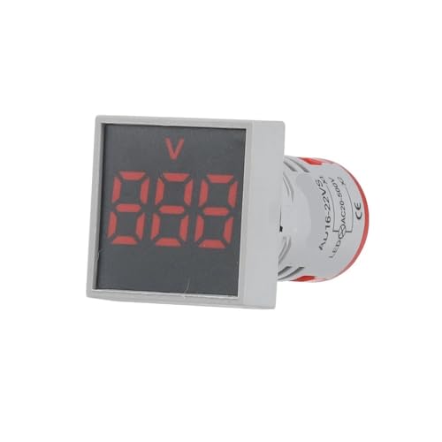 1PC AD16-22VS Indicator Voltmeter 22MM AC 20-500V Square Panel LED RED AC20-500V 48 * 48MM von WVPJJNXAFN