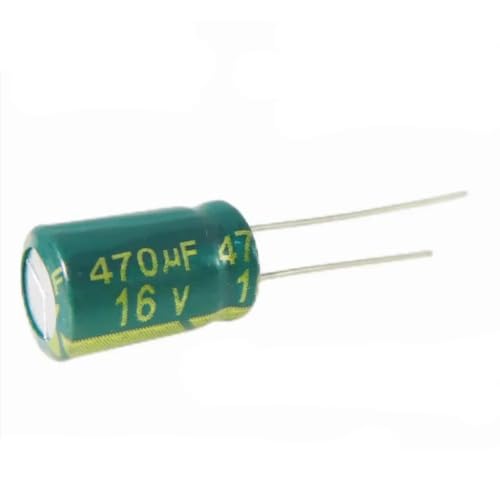 50PCS 16V470UF High Frequency Low Resistance 470UF16V Electrolytic Capacitor Volume 8 * 12MM von WVPJJNXAFN