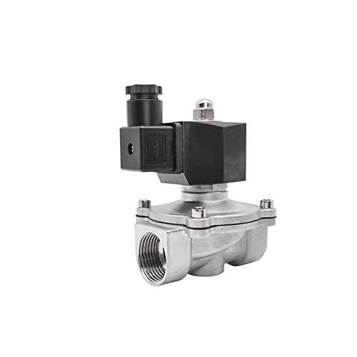 1-Zoll-Edelstahl-wasserdichtes Magnetventil, normalerweise geschlossenes Magnetventil, 24 V, 12 V, 220 V, 110 V(G-380VAC-NBR-SEAL) von WVRWFDLW