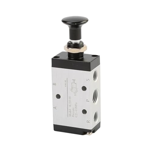5 way 2 position Pneumatisches Magnetventil Manuelles steuerventil 4R110-06 4R210-06 4R210-08 Anschluss 1/8" 1/4" BSPT(4R110-06) von WVRWFDLW