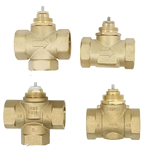 Messing Dreiwegeventil Zweiwegeventil DN15 DN20 DN25 M30X1,5 M28X1,5 1St(3 WAY-DN20,M30X1.5) von WVRWFDLW