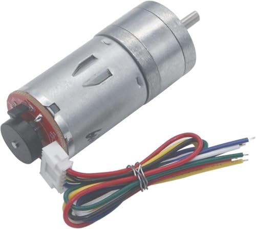 Elektromotor, Motor, JGA25-370 DC-Getriebemotor mit Encoder, Billboard-Roboter-Getriebe Automatischer Feeder Electrico Dc Motor rotierender variabler(6v,620RPM) von WWBPOIUY