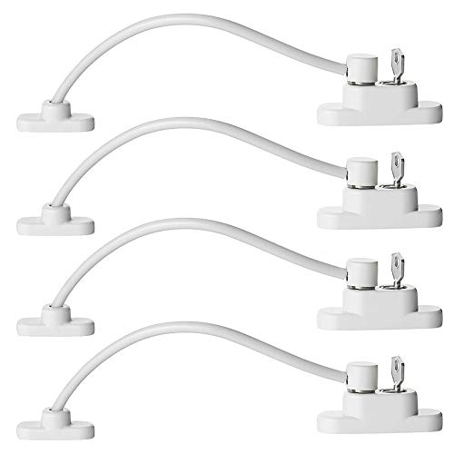 Fensterschlösser, Fensterbegrenzer, Kindersichere Fensterbegrenzer – Sichere UPVC-Fenster for Kinder, Verstellbarer mit Schrauben und Schlüsseln for Zuhause die Schule(4 Count) von WWBPOIUY