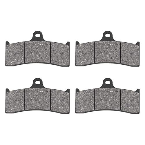 WWCYGWQ Zubehör Halborganische Vorderradbremsbeläge aus Metall for Motorräder for Yamaha YZF 750 YZF750 R7 R 7 OWO2 Rennversion 1999 2000 2001 Ersetzen(2 Set Front) von WWCYGWQ