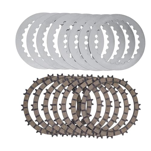 WWCYGWQ Zubehör Motorrad-Kupplungsreibungsplatten und Stahlplatten-Set for 250 400 450 MXC SMR SX Rennmotor 250 400 450 MXC SMR 2004–2005 Ersetzen(1 Kit) von WWCYGWQ
