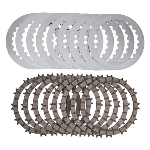 WWCYGWQ Zubehör Motorrad-Kupplungsreibungsplatten und Stahlplatten-Set for GASGAS EC250 EC300 2021 2022 2023 EC 250 300 Ersetzen(1 Kit) von WWCYGWQ