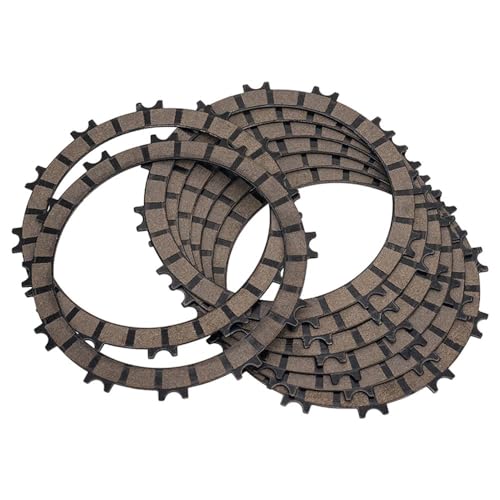 WWCYGWQ Zubehör Motorrad-Kupplungsreibungsplatten und Stahlplatten-Set for GASGAS EC250 EC300 2021 2022 2023 EC 250 300 Ersetzen(8 pcs Clutch Plates) von WWCYGWQ