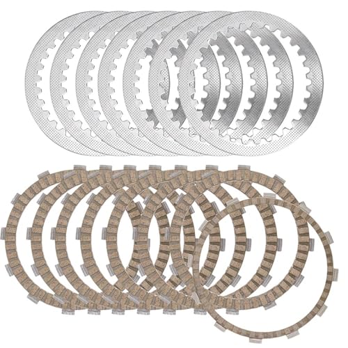 WWCYGWQ Zubehör Motorrad-Kupplungsreibungsplatten und Stahlplatten for HO-NDA ST1300 2003–2010 ST1300A 2003–2013 ST1300PA ST1300P Polizei ST 1300 PA Ersetzen(1 Set) von WWCYGWQ
