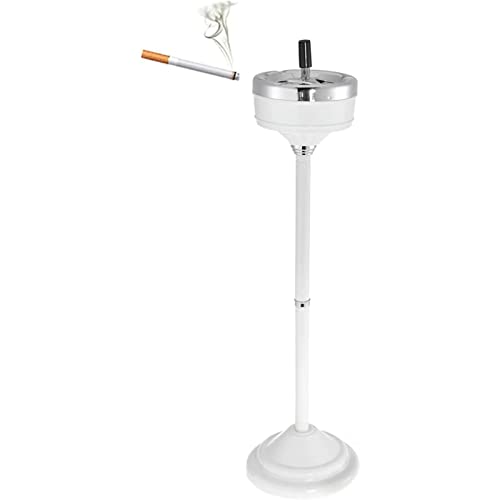 WWERTYY Aschenbecher für den Außenbereich mit Deckel für die Terrasse – rauchfreier Standaschenbecher für den Haus- und Gartenbereich, Entsorgung von Zigarettenkippen, winddichter Ständer WWERTYY Aschenbecher für den Außenbereich mit Deckel für die Terrasse – rauchfreier Standaschenbecher für den Haus- und Gartenbereich, Entsorgung von Zigarettenkippen, winddichter Ständer von WWERTYY