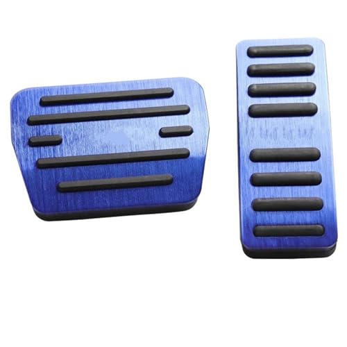 WWERTYY Auto-Fußpedal-Pads für Chery für Tiggo 7 8 2 3X 4 für Pro für Max 2021-2024 Auto-Fußpedal-Gaspedal-Bremspedal-Abdeckung, rutschfestes Pad (at Blau) von WWERTYY