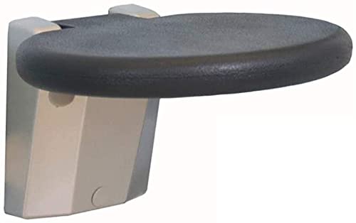 WWFAN Badehocker Klapphocker Badestuhl Wandhocker Wandstuhl Aluminiumsockel Sitzhocker (Color : Round) von WWFAN
