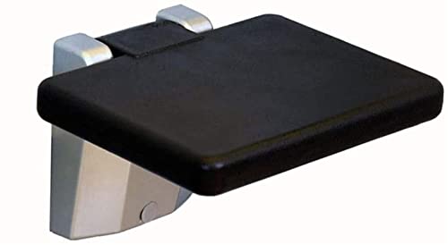 WWFAN Badezimmer-Klapphocker Duschhocker Duschstuhl Wandhocker Wandstuhl Sitzhocker mit Aluminiumbasis (Color : Square) von WWFAN