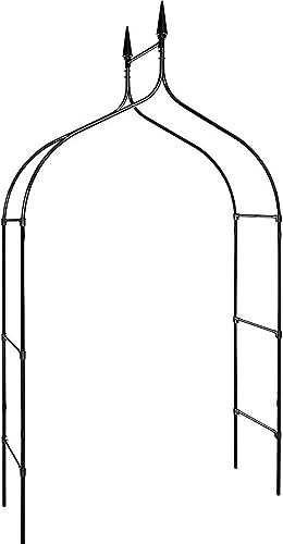 WWFAN Gartenbögen Metallrahmen Spalier Torbogen for Kletterpflanzen Rosen Reben Unterstützung | Hinterhof-Rasen-Patio-Hochzeits-Dekor-Gehweg-Bögen von WWFAN
