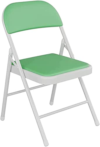 WWFAN Klappstuhl Haushalt Einfache Hocker Rückenlehne Esszimmerstuhl Büro Konferenz Computerstuhl Stapelbarer Schlafzimmerstuhl von WWFAN