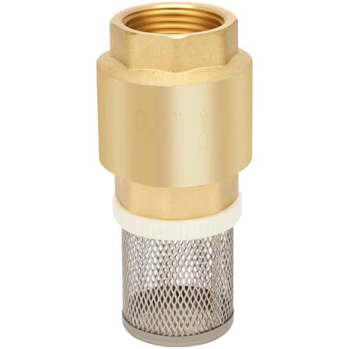 3/4 Zoll Messing Fußventile Innengewinde Bodenventile Innengewinde Innengewinde Messing Check mit Siebfilter Wasserboden von WWHJR