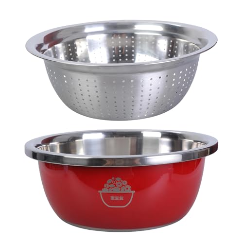 Große Kapazität Multifunktionsbecken Stabiles Rostfreies Becken mit Deckel für das tägliche Kochen und Partyvorbereitung Rostfrei von WWHJR