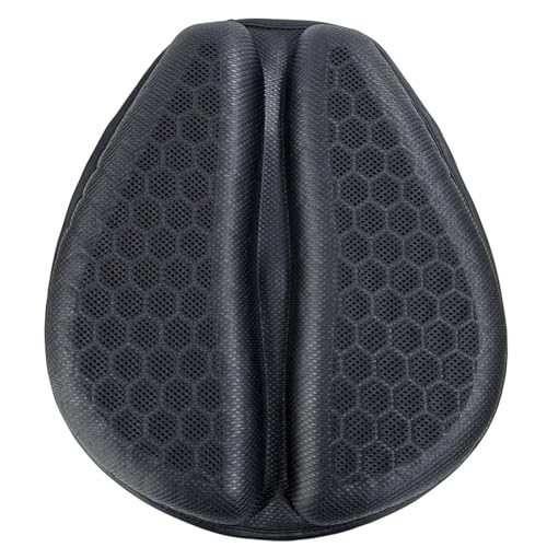 WWITH Motorrad Sitzkissen für Honda CB 600 F Hornet 600 (2000-2012), 3D Silikon Bequem Atmungsaktiv Anti-Rutsch Motorrad Sitzpolster für Lange,A von WWITH