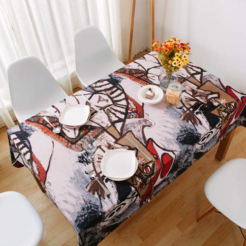 Kunst Tischdecke, Picasso abstrakte Malerei Baumwolle und Leinen Tischdecke, Küche Esstischdecke, Couchtisch Tischdecke Kunst Tischdecke, Picasso abstrakte Malerei Baumwolle und Leinen Tischdecke, Küche Esstischdecke, Couchtisch Tischdecke von WWJLK