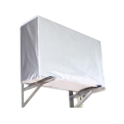 Abdeckung der Außenklimaanlage Mit Gummizug Mit Kordelzug Klimaanlage Abdeckung Außengerät Air Conditioner Cover Anti Staub Anti Schnee Wasserdichte Sunproof (Small) von WWLEIHUO