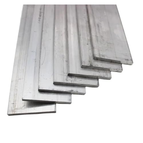 Aluminium-Flachstangenplattenstreifen Aluminiumlegierungs-Metallblechblock Massivwalzgut 6061(Length 500mm,4x45mm) von WWPMNQD