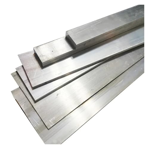 Aluminiumlegierung Flachplatte Stange Vierkantstange Blechstreifen Massiv for DIY Materialstärke(Length 500mm,25x25mm) von WWPMNQD