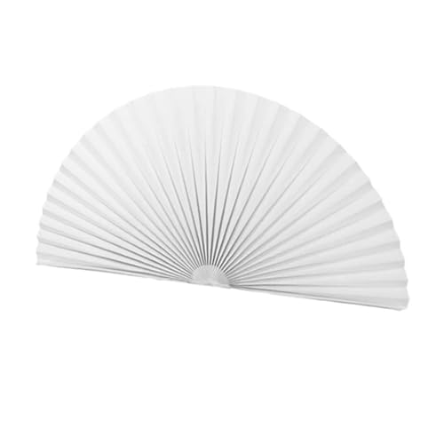 Selbstklebendes Plissee Selbstklebende Plissee-Balkon-Sonnenschutzvorhang Halbverdunkelungsvorhänge(Radius 59CM,Semi White) von WWPMNQD