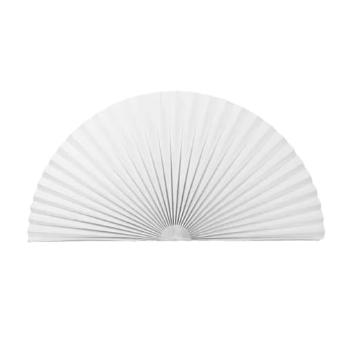 Selbstklebendes Plissee Selbstklebende Plissee-Jalousien Halbverdunkelungsfenster Vorhänge Wohndekorationen(White,59cm) von WWPMNQD