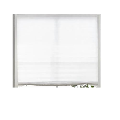 Selbstklebendes Plissee Selbstklebende Plissee-Jalousien for Fenster, kabellos, ohne Bohren, Stoffjalousien, Verdunkelungsrollos for Zuhause(60x150cm,Semi-Shading White) von WWPMNQD