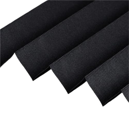 Selbstklebendes Plissee Selbstklebende Verdunkelungsplissee-Fensterrollos, zuschneidbare temporäre Fensterpapierjalousien(60cm X 150cm,Half Blackout Black) von WWPMNQD