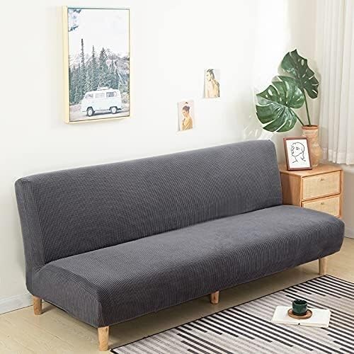 Clic Clac Sofabezug for Bett ohne Armlehnen, 160–190, dehnbar, grau/schwarz, Sofabezug, 2-Sitzer-Sofabezug ohne Armlehnen, universelle Sommerlaken for Tiere ( Color : N , Size : 190-210cm/74.8-82.6in Clic Clac Sofabezug for Bett ohne Armlehnen, 160–190, dehnbar, grau/schwarz, Sofabezug, 2-Sitzer-Sofabezug ohne Armlehnen, universelle Sommerlaken for Tiere ( Color : N , Size : 190-210cm/74.8-82.6in von WWQQKJ
