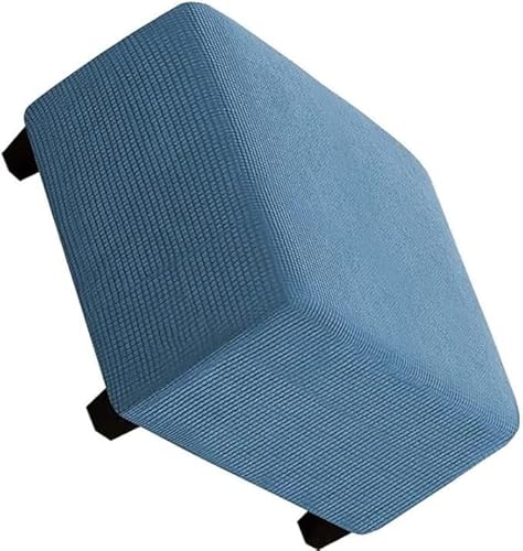 Quadratischer Ottoman-Bezug 50 x 50/60 x 60/80 x 80 Quadratischer Ottoman-Bezug, Jacquard-Pouf-Bezug, Pouffe-Bezug mit elastischem Boden, atmungsaktiv und weich elastisch for schützenden Hocker(Large, von WWQQKJ