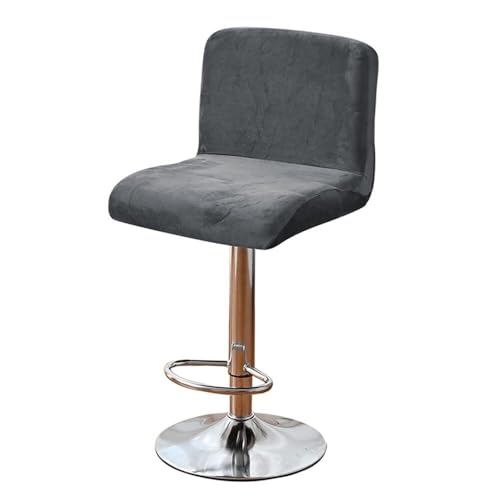 WWQQKJ 2 stücke Barhocker Abdeckungen Stuhl Abdeckung Hocker Abdeckungen Esszimmer Barhocker Abdeckungen(Grigio Scuro,6 PEZZI) von WWQQKJ