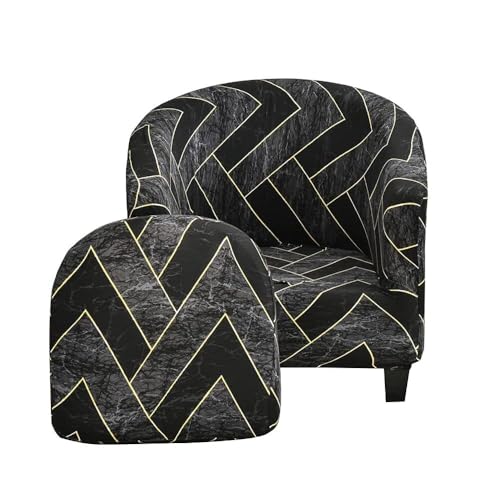 WWQQKJ Chesterfield 1 Sitzer Sesselbezug Stretch Sesselbezug Chesterfield Sesselbezug 2 teilig Universal Sesselbezug(Griglia In Filo D'oro) von WWQQKJ