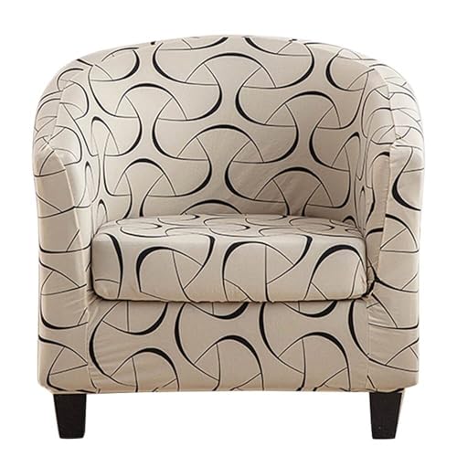 WWQQKJ Chesterfield 1 Sitzer Stretch Sesselbezug Cocktailsessel Bezug Chesterfield Sessel Schonbezug 2-teilig Universal Sesselbezug Militärgrün(Cento Stati) von WWQQKJ