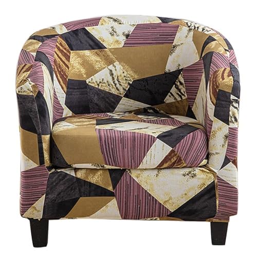 WWQQKJ Chesterfield 1 Sitzer Stretch Sesselbezug Cocktailsessel Bezug Chesterfield Sessel Schonbezug 2-teilig Universal Sesselbezug Militärgrün(Nobile) von WWQQKJ