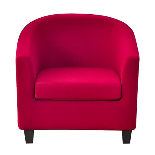 WWQQKJ Chesterfield 1 Sitzer Stretch Sesselbezug Cocktailsessel Bezug Chesterfield Sessel Schonbezug 2-teilig Universal Sesselbezug Militärgrün(Rosso) von WWQQKJ