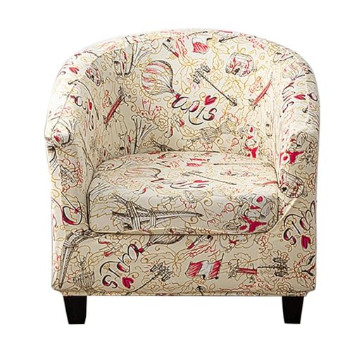 WWQQKJ Chesterfield 1 Sitzer Stretch Sesselbezug Cocktailsessel Bezug Chesterfield Sessel Schonbezug 2-teilig Universal Sesselbezug Militärgrün(Torre Dei Sogni) von WWQQKJ