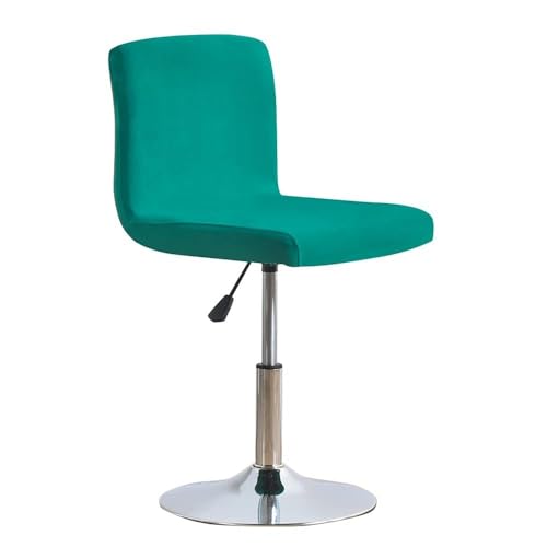WWQQKJ Hockerhussen, Stretch-Stuhlhussen, Niedriglehner-Hockerhussen, Barhocker-Bezüge, Weinrot, 4 Stück(Azzurro,4 pezzi) von WWQQKJ