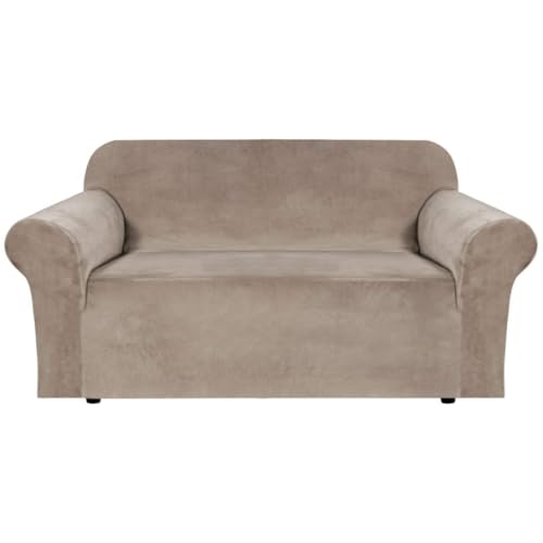 WWQQKJ Moderner Sofabezug aus Samt – 1 Stück – Stretch – Maschinenwaschbar von WWQQKJ