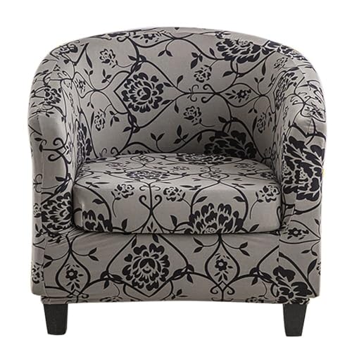 WWQQKJ Stretch-Bezug for Chesterfield-Sessel for 1-Sitzer-Cocktailsessel, Bezug for Chesterfield-Sessel, 2-teilig, universeller Sesselbezug(Elegante) von WWQQKJ