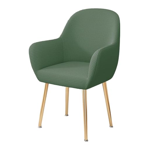WWQQKJ Stretch-Esszimmerstuhl-Schonbezug, Abnehmbarer Stuhlbezug for Wohnzimmer-Schreibtischstühle, Weicher Spandex-Esszimmerstuhlbezug, Waschbar(Verde Chiaro,1 Pezzo) von WWQQKJ