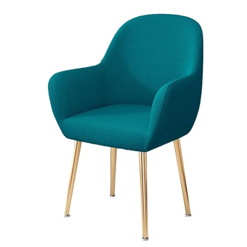 WWQQKJ Stretch-Esszimmerstuhl-Schonbezug, Abnehmbarer Stuhlbezug for Wohnzimmer-Schreibtischstühle, Weicher Spandex-Esszimmerstuhlbezug, Waschbar(Verde Scuro,1 Pezzo) von WWQQKJ