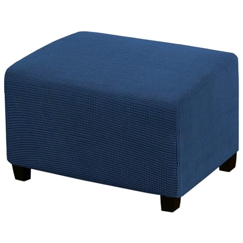 WWQQKJ Stretch-Pouf-Bezug, Sofabezug, Ottoman-Bezug, Stretch-Stoff, Jacquard-Polsterbezug(Marina Militare,Large) von WWQQKJ
