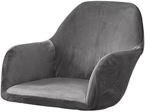 WWQQKJ Stuhlbezug Büro Esszimmer Küche Modern 1/2/4 Stück Stuhlbezug Samt Stuhlhussen mit Armlehnen Stretch Universal Stuhlbezug Sessel (Color : B, Size : 4pcs) von WWQQKJ