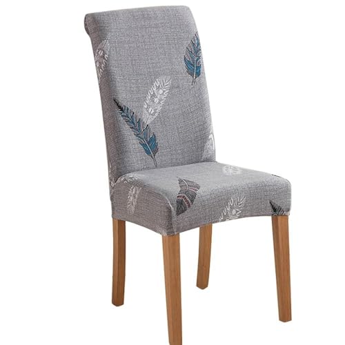 WWQQKJ Stuhlhussen for Esszimmerstühle, Stuhlhussen for Küchenstühle, Stuhlhussen for Esszimmerstühle, elastische Stuhlhussen for die Rückenlehne, 4 Stück(Primavera,4 pezzi) von WWQQKJ