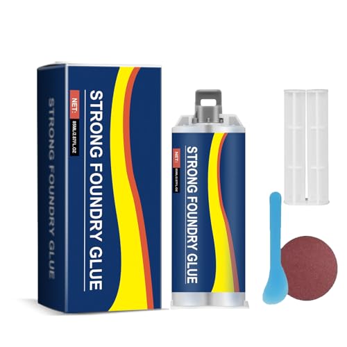 Enhanced Casting Glue,Strong Foundry Glue,Strong Foundry Glue For Metal,High Temperature Resistant Casting Repair,Metal Repair Paste Magic Welding Glue For Repairing All Surfaces (1set) von WWWSENSEN